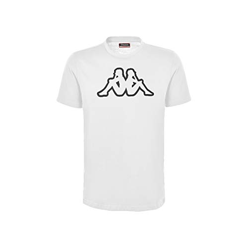 Kappa Męski T-shirt Cromen biały biały XL