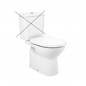 Zdjęcia - Miska i kompakt WC Roca A34299K000 DEBBA ROUND Miska WC do kompaktu 65,5 cm kołnierzowa, o/pi 