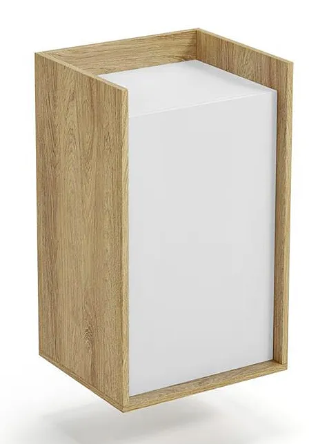Szafka modułowa 83cm hikora + biel alpejska F7-L85