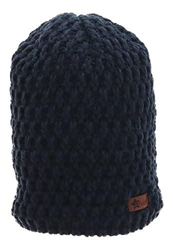 Sterntaler Chłopięca czapka z dzianiny wzór strukturalny czapka, granatowa, 51