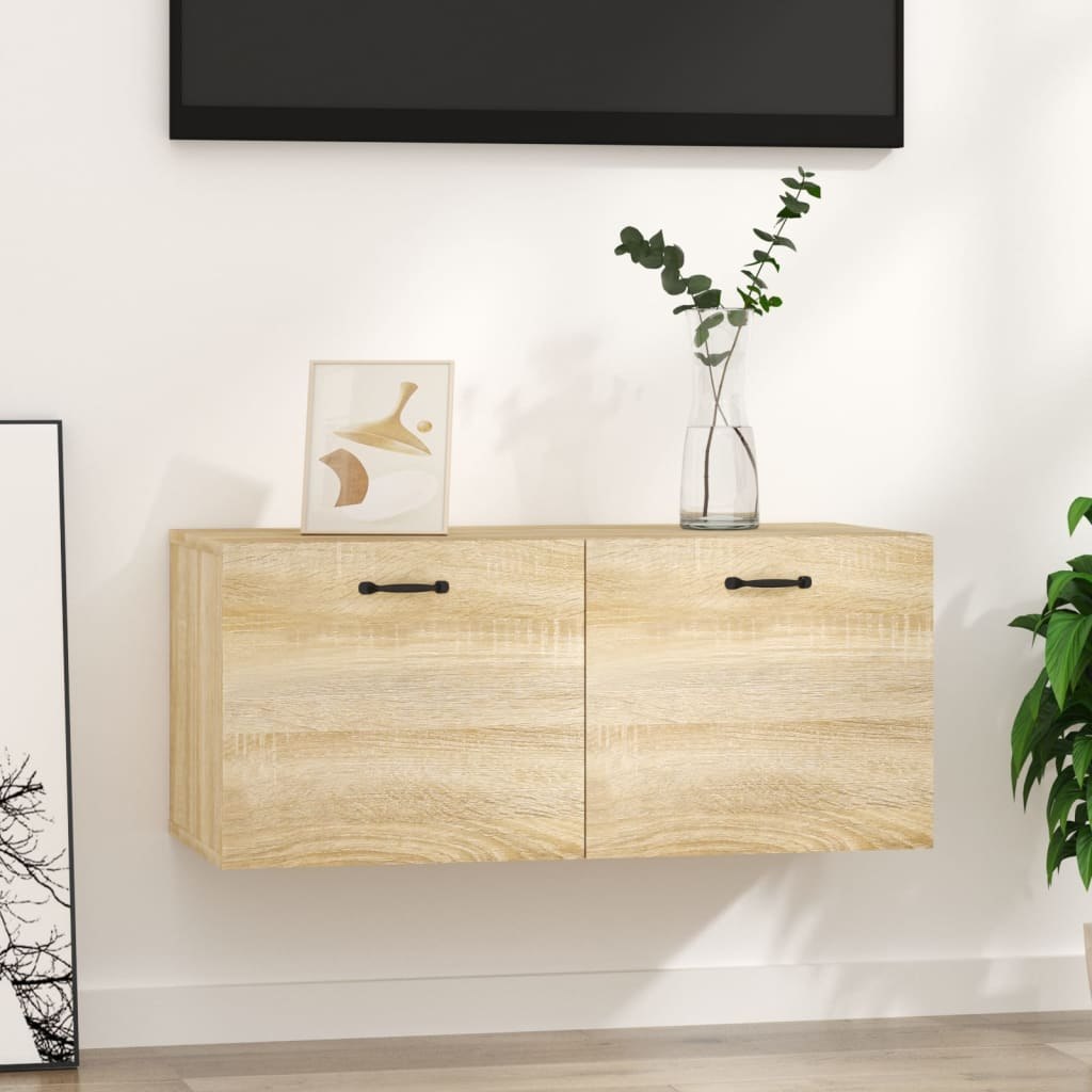 Lumarko Szafka wisząca, dąb sonoma, 80x35x36,5, materiał drewnopochodny