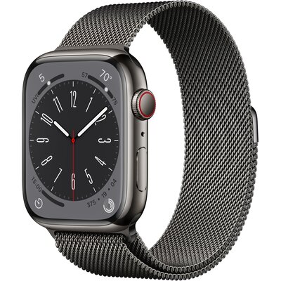 Apple Watch 8 Cellular 45mm MNKX3WB/A Grafitowy