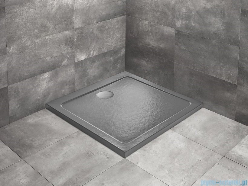 Radaway Doros C Stone brodzik kwadratowy 100x100x5 antracyt SDRC1010-01-64S