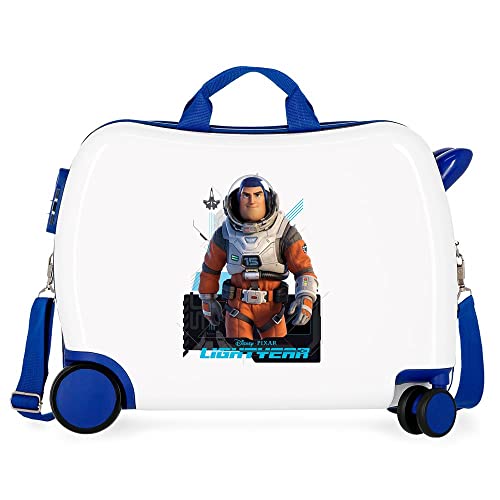 Disney Lightyear walizka dla dzieci biała 50 x 39 x 20 cm sztywne ABS kombinowane zamknięcie boczne 34 l 1,8 kg 4 koła