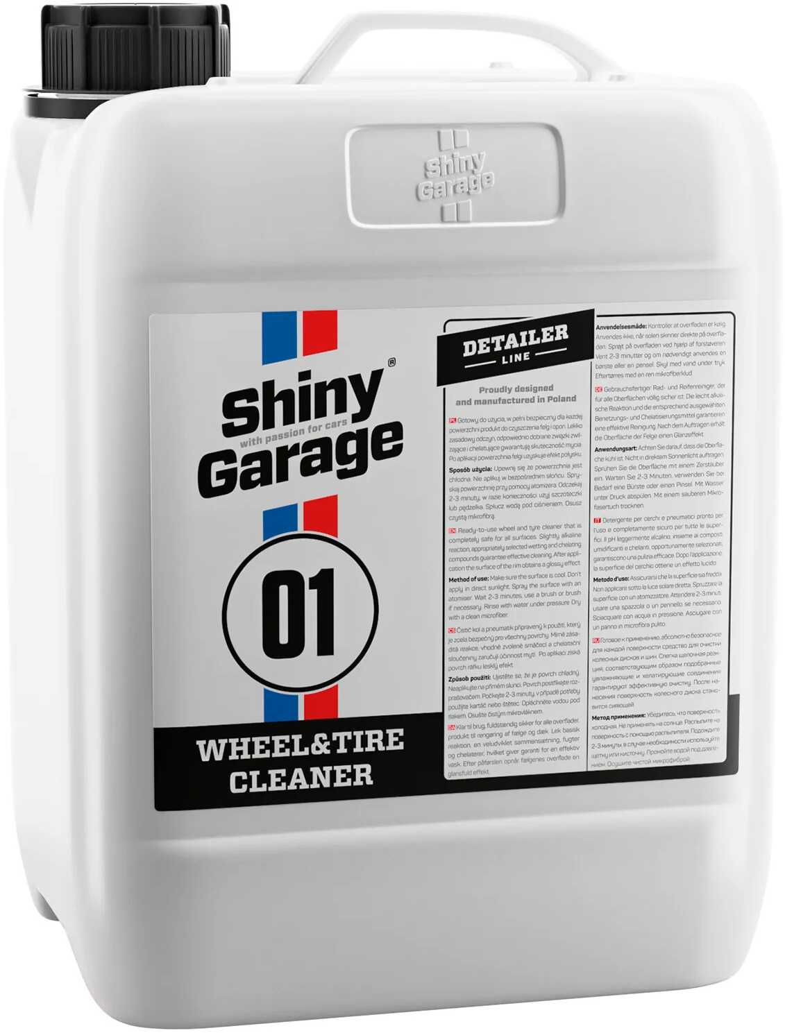 Shiny Garage Wheel&Tire Cleaner  produkt do czyszczenia kół i opon 5L