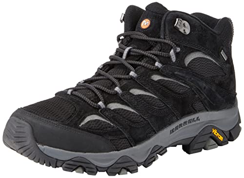 Merrell Moab 3 Mid GTX męskie buty turystyczne, Czarny szary, 47 EU