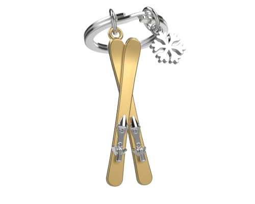 O meta[l]morphose METALMORPHOSE - Brelok para narciarska i płatek - MTM151-01, złoty, Taille unique