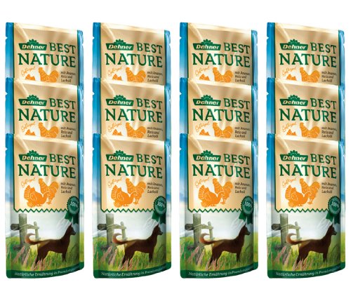 Dehner Best Nature Hundefutter, Adult Geflügel Und Ananas Mit Reis, Im Beutel, 12 X 150 G (1.8 Kg)