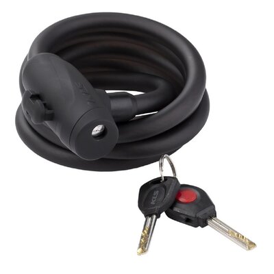 Kellys Zamknięcie spiralne na klucz Recoil 180cm uchwyt 2017 czarny mat (Z0264)