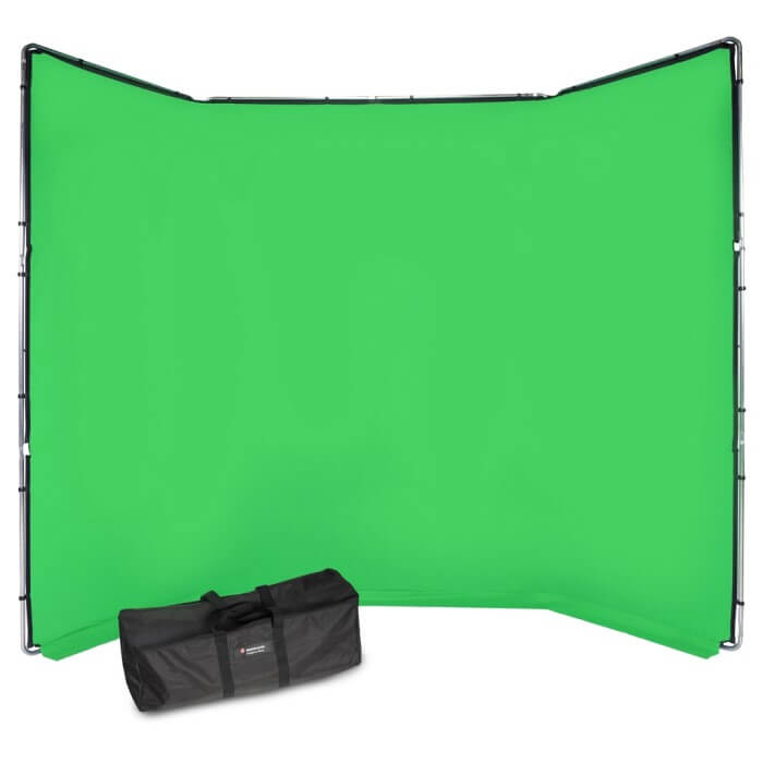 Tło panoramiczne Manfrotto MLBG4301KG Chroma Key FX 4x3m - zielone