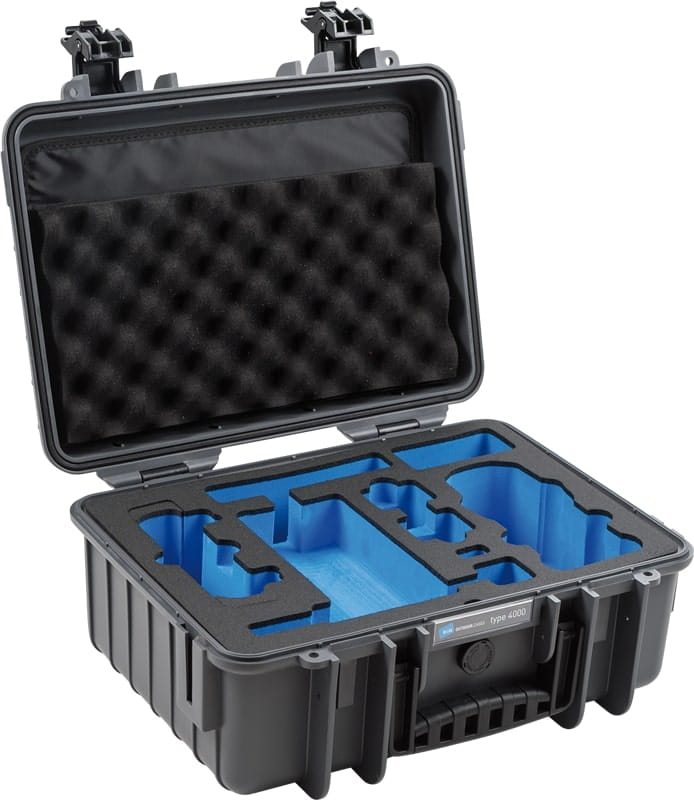 Walizka B&W Outdoor Cases Typ 4000 do DJI Mavic Air 2 (Ciemnoszara)