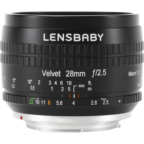 Lensbaby Velvet 28mm f/2.5 do Nikon F