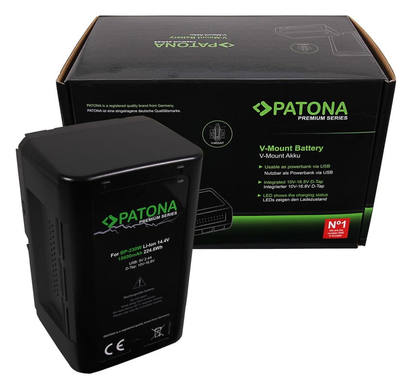 Akumulator Premium PATONA V-Mount 225Wh BP230WS