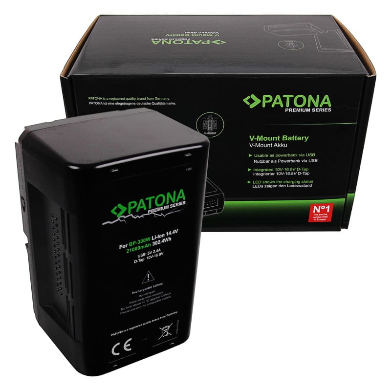 Akumulator Premium PATONA V-Mount 302Wh BP300W