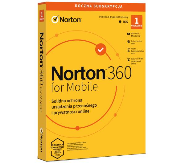 Norton 360 Mobile iOS (1 urządzenie / 1 rok) [kod aktywacyjny]