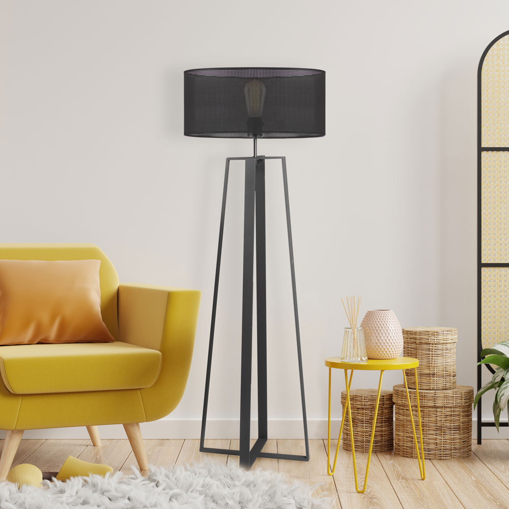 Designerska lampa podłogowa do salonu MOSS AŻUR