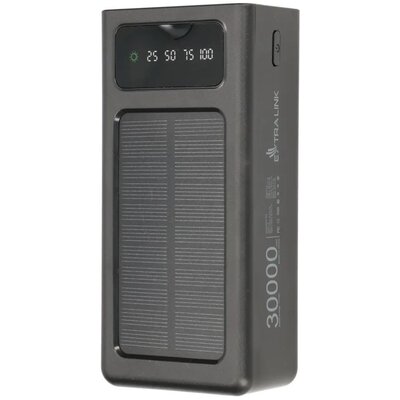 EXTRALINK Powerbank EPB-093 30000mAh Czarny Solarny