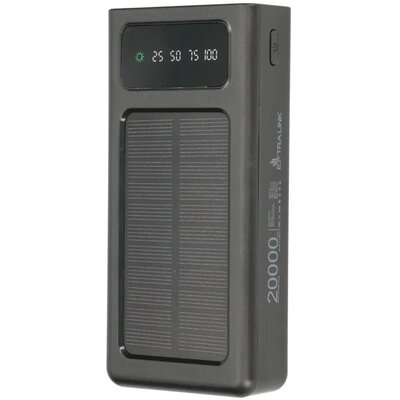 Extralink Powerbank EPB-092 20000mAh Czarny Solarny