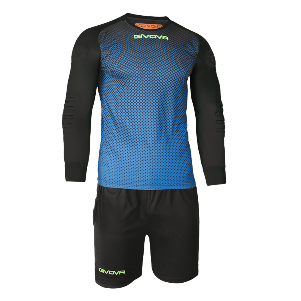 Komplet bramkarski Givova Kit Manchester niebiesko-czarny Komplet bramkarski Givova Kit Manchester niebiesko-czarny KITP008 0510 - Rozmiar - XXL