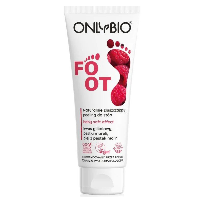 ONLYBIO Foot naturalnie złuszczający peeling do stóp 75ml