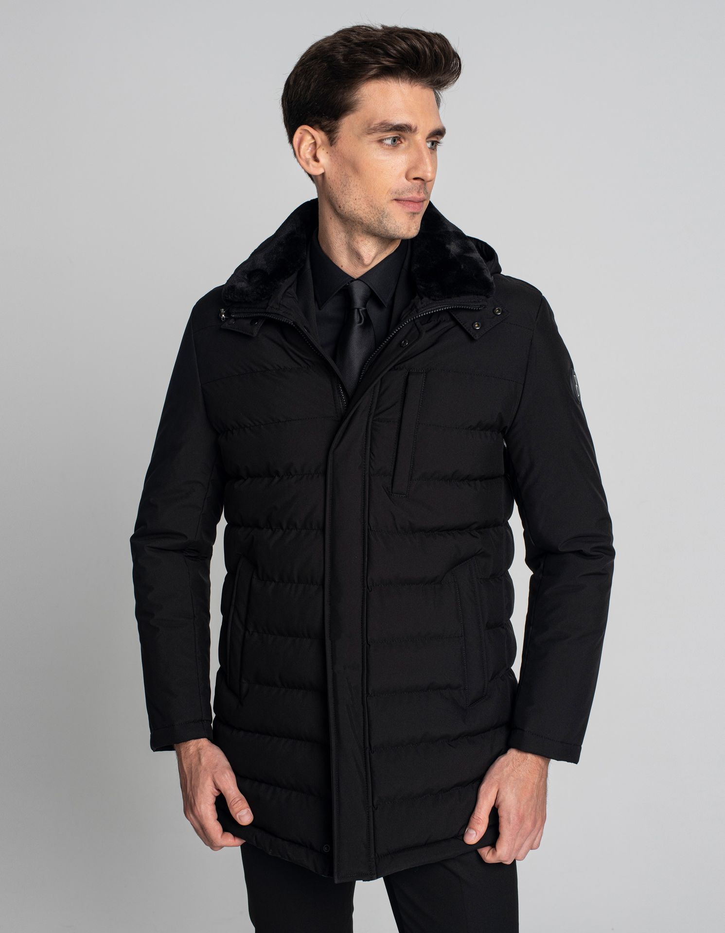 kurtka camini czarny