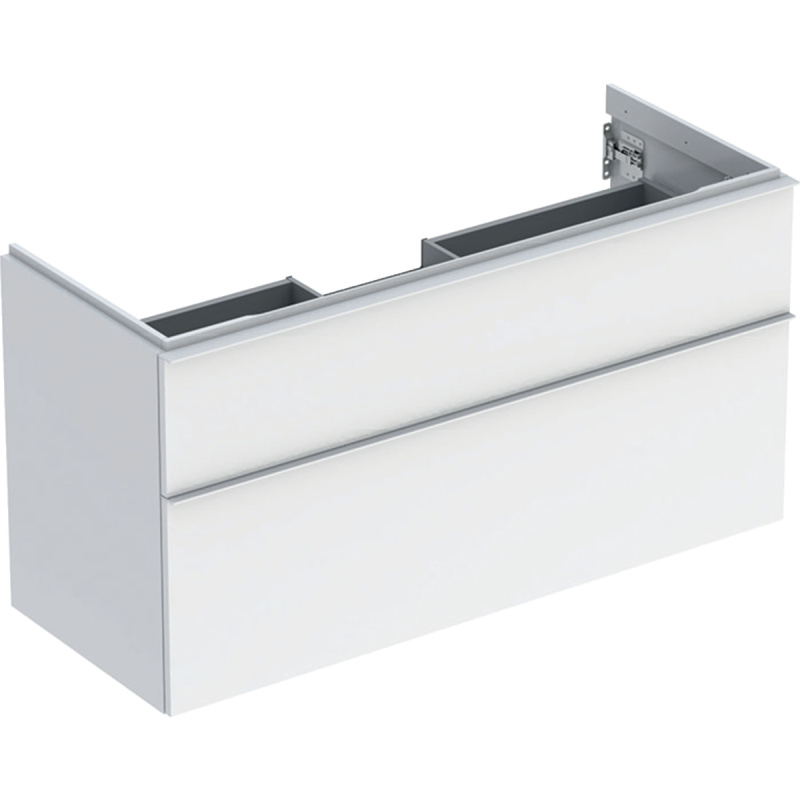 Geberit iCon Szafka podumywalkowa 118,4x47,6 cm biały połysk/biały mat 502.306.01.1