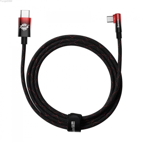 Kabel USB-C do USB-C Baseus MVP2, 100W, 2m (czarno-czerwony)