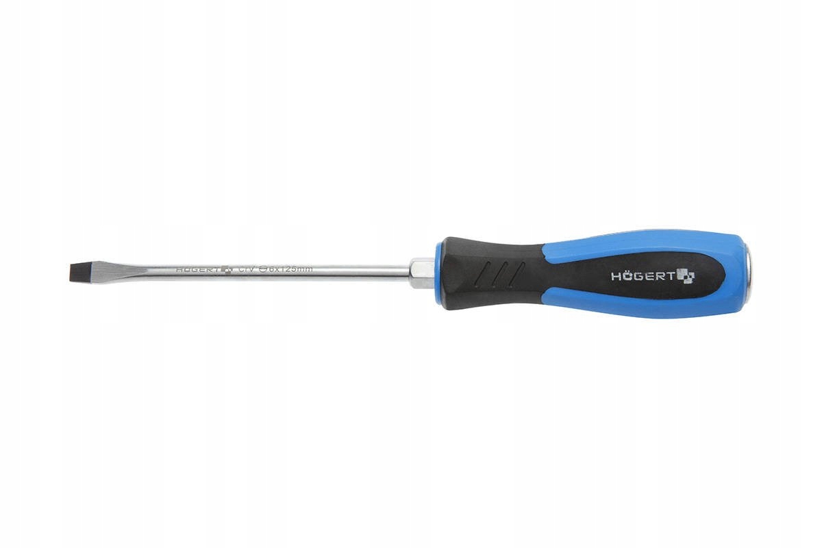 hogert technik Wkrętak płaski do pobijania 6x125 mm CrV HT1S066 HT1S066