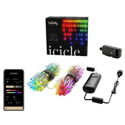 Inteligentne Sople LED Twinkly 190 RGB 5x0,7m TWI190STP-TEU