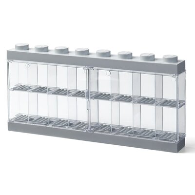 Lego 4066 Pojemnik Gablota 16 Figurek Szara
