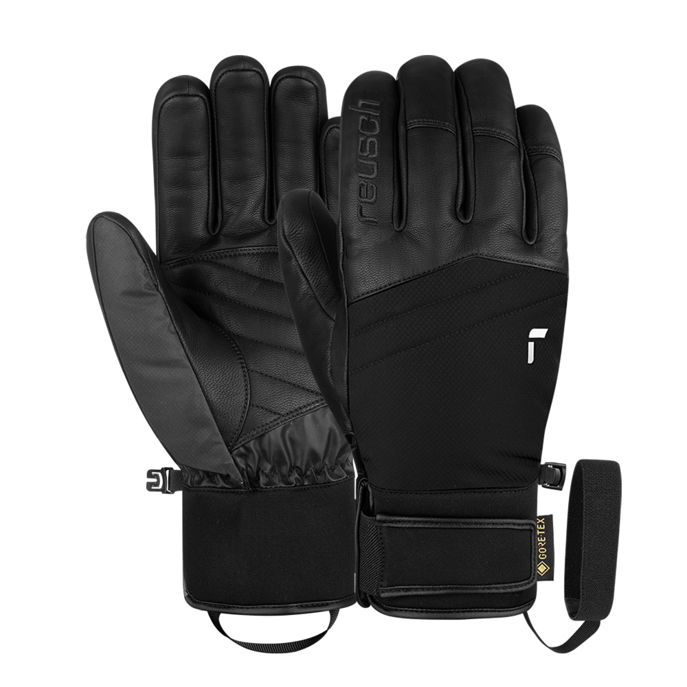 Rękawice narciarskie puchowe Reusch Snow Pro GTX 7700 czarny