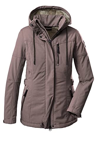 G.I.G.A. DX (GIGEQ damska kurtka softshell z odpinanym kapturem GW 26 WMN SFTSHLL JCKT, malve, 42, 38545-000