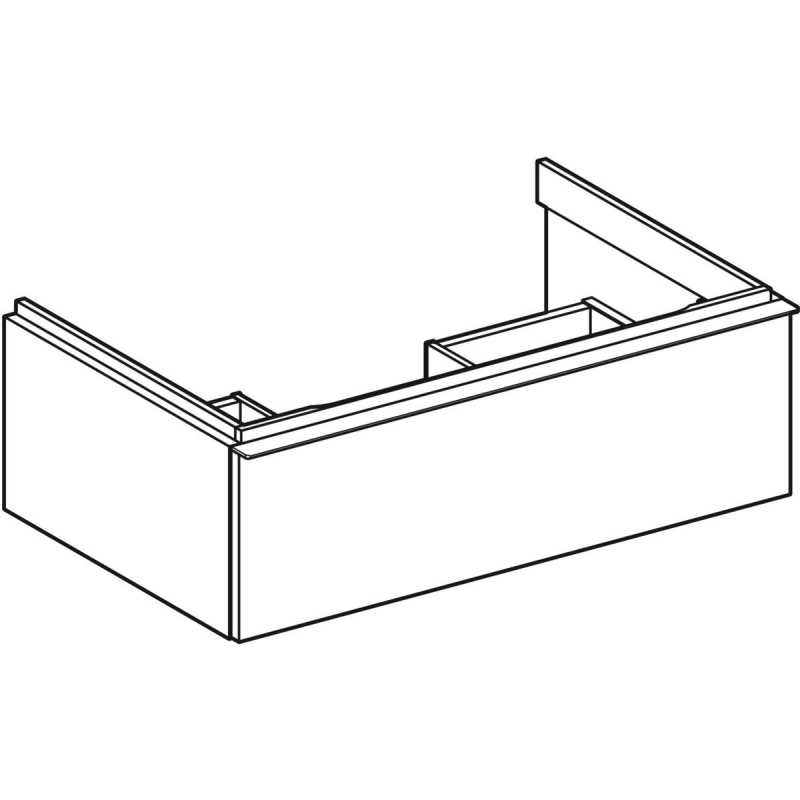 Geberit iCon Szafka podumywalkowa 74x47,6 cm orzech hickory/lava 502.311.JR.1 