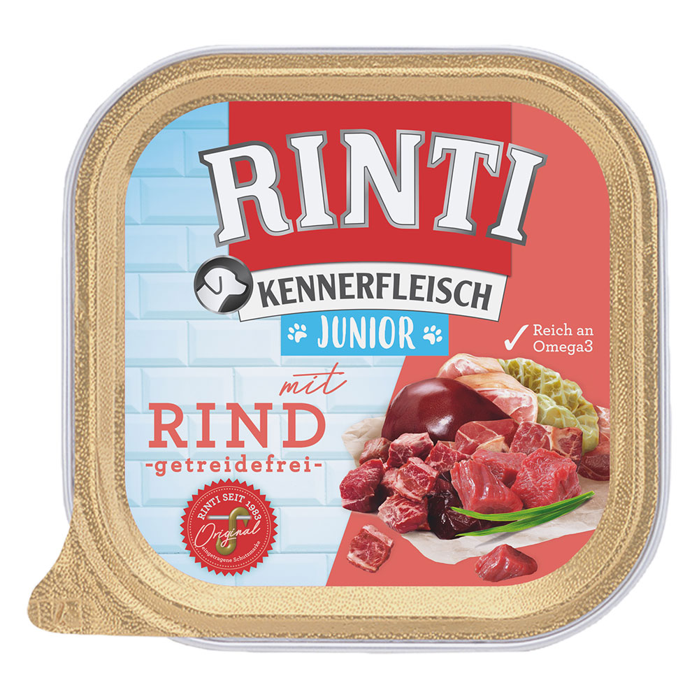 RINTI Junior, 18 x 300 g - Wołowina
