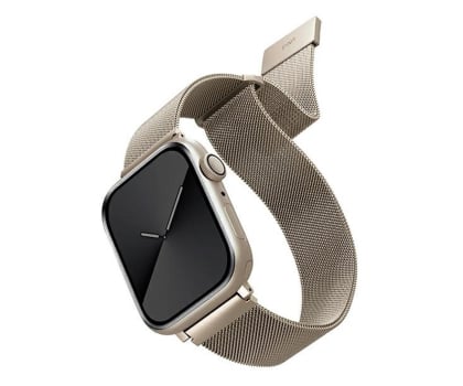 Uniq Bransoleta Dante do Apple Watch starlight