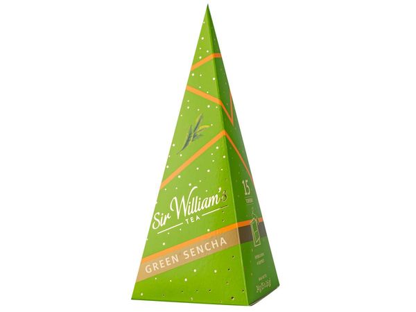 SIR WILLIAMS Herbata GREEN SENCHA piramida 15szt. | Darmowa dostawa