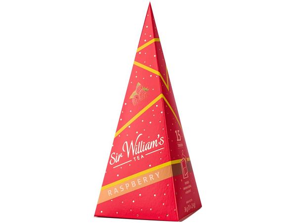 SIR WILLIAMS Herbata RASPBERRY piramida 15szt. | Darmowa dostawa