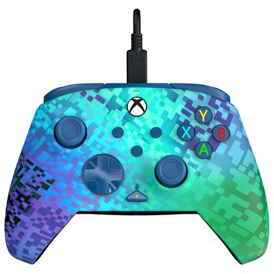 PDP Rematch Glitch Green do Xbox - przewodowy