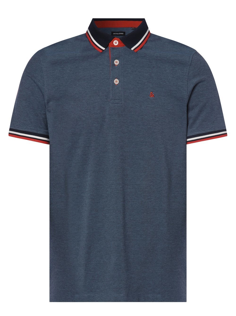 Jack & Jones - Męska koszulka polo  JJEpaulos, niebieski