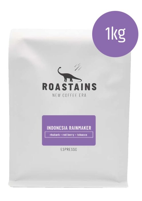 Kawa ziarnista Roastains Indonezja Rainmaker ESPRESSO 1kg