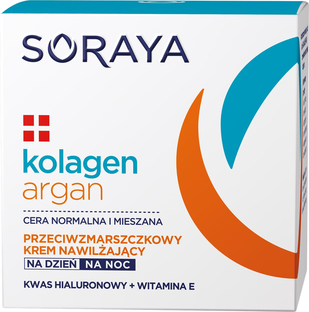 Soraya Kolagen i Argan przeciwzmarszczkowy krem nawilżający 50ml