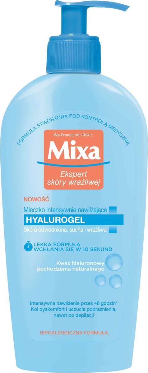 Mixa Hyalurogel Mleczko intensywnie nawilżające mleczko do skóry odwodnionej suchej i wrażliwej 400ml