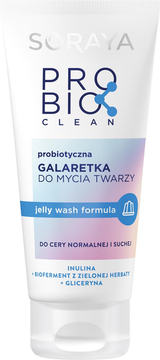 Soraya Probio Clean Probiotyczna galaretka do mycia twarzy do cery normalnej i suchej 150ml