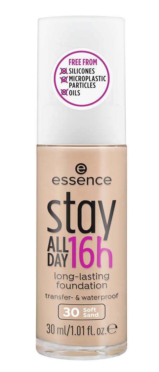 Essence Stay All Day 16h Foundation Długotrwały podkład 30 Soft Sand 30ml 57756-uniw