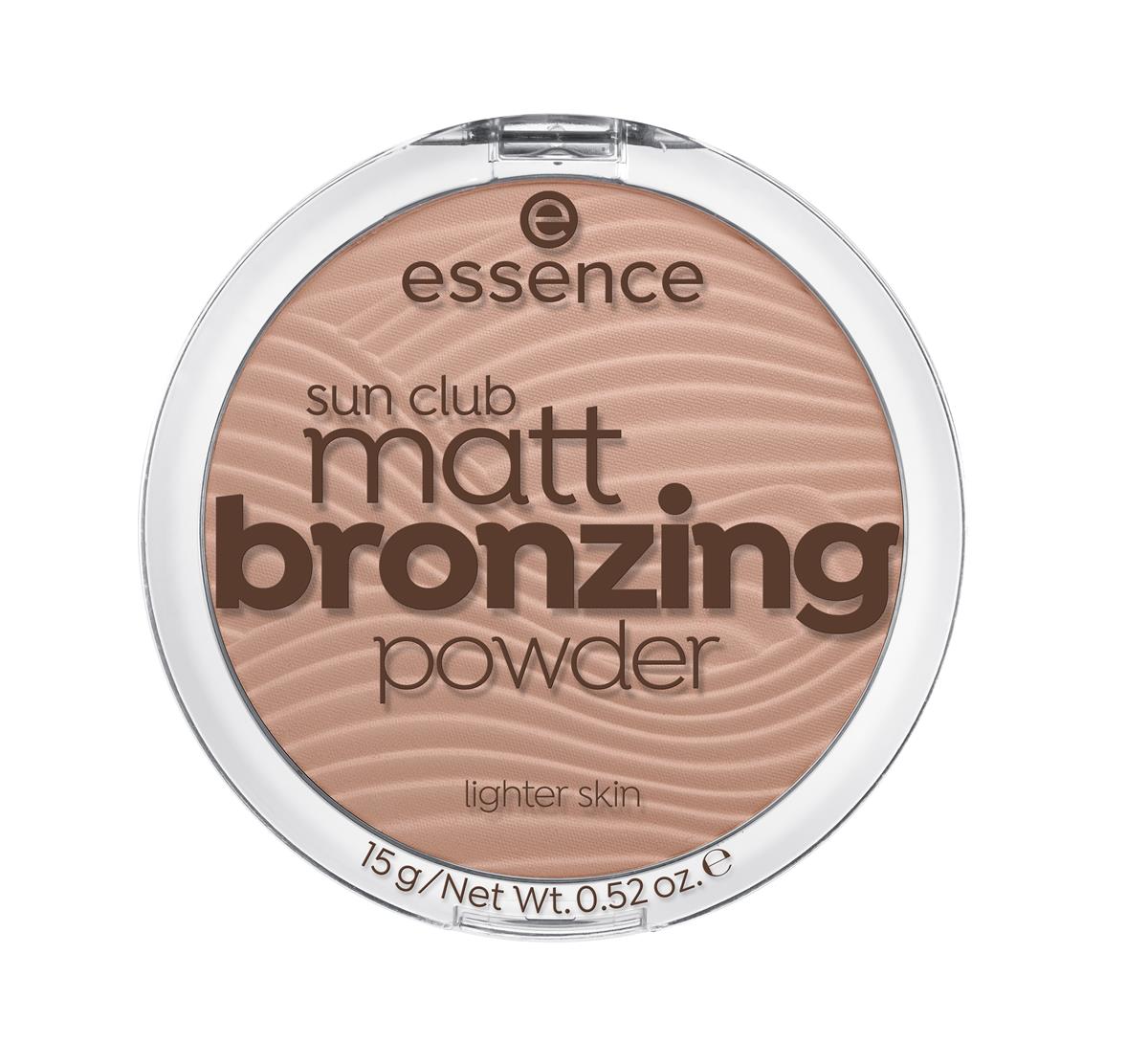 Essence Sun Club Matt Bronzing, puder matujący brązujący 01 Natural, 15 g