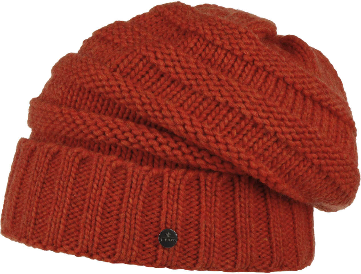 Czapka Dzianinowa Jil Oversize by Lierys, pomarańczowy, One Size