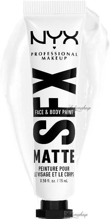 NYX Professional Makeup - SFX - Face & Body Paint - Farba do twarzy i ciała - 15 ml - 06 - WHITE FROST