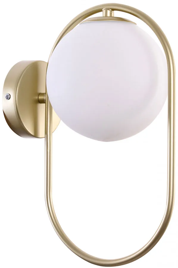 Nowoczesny kinkiet metalowy do salonu mosiądz - K060 G0-D19