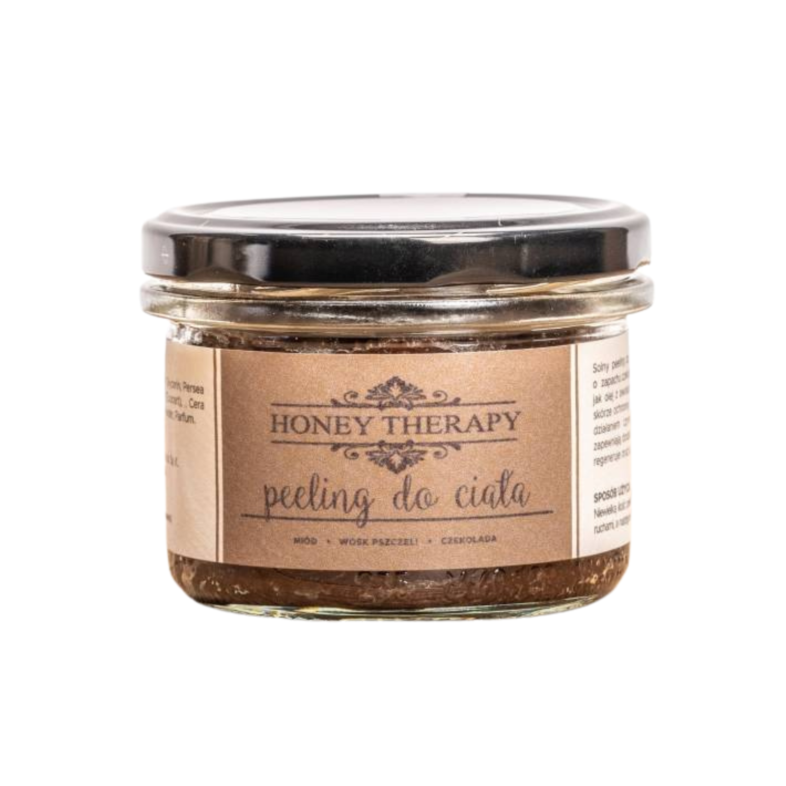 Honey Therapy - Peeling  do ciała z miodem,woskiem  Czekolada 250g