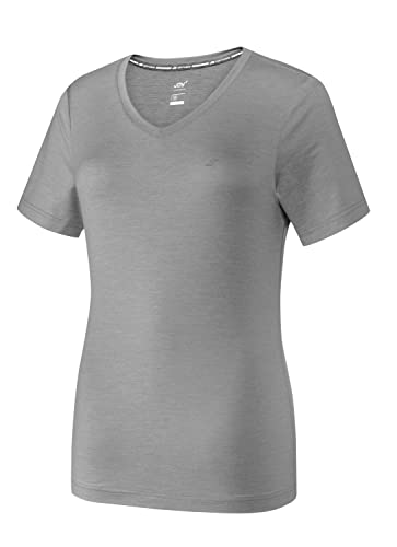 Joy Sportswear Zamira T-shirt damski z oddychającego elastanu, wysokiej jakości koszulka sportowa z krótkim rękawem z eleganckim dekoltem w serek